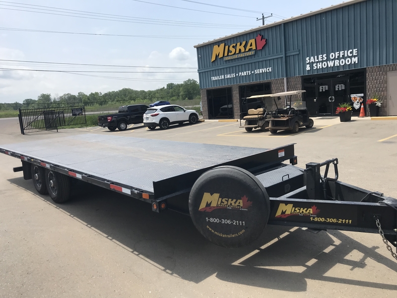 2025 Miska 7 Ton Hydraulic Tilt Flatbed